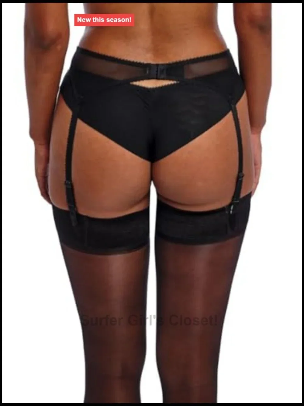 Art Deco Lace Suspender Belt Garter